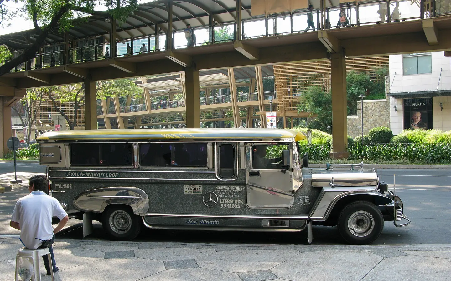 A passenger jeepney on a Philippine street