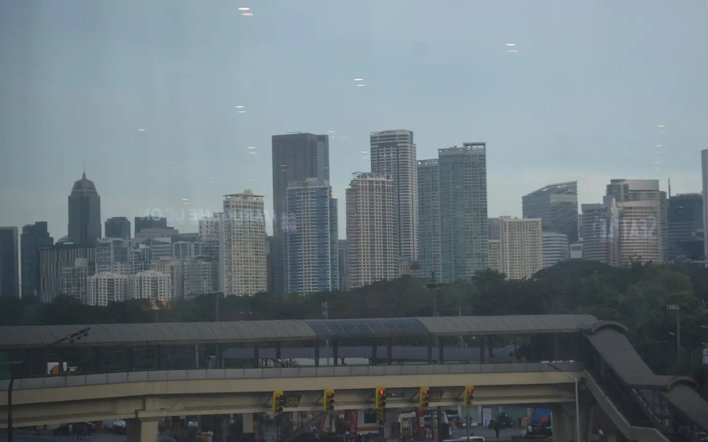 Metro Manila business district skyline
