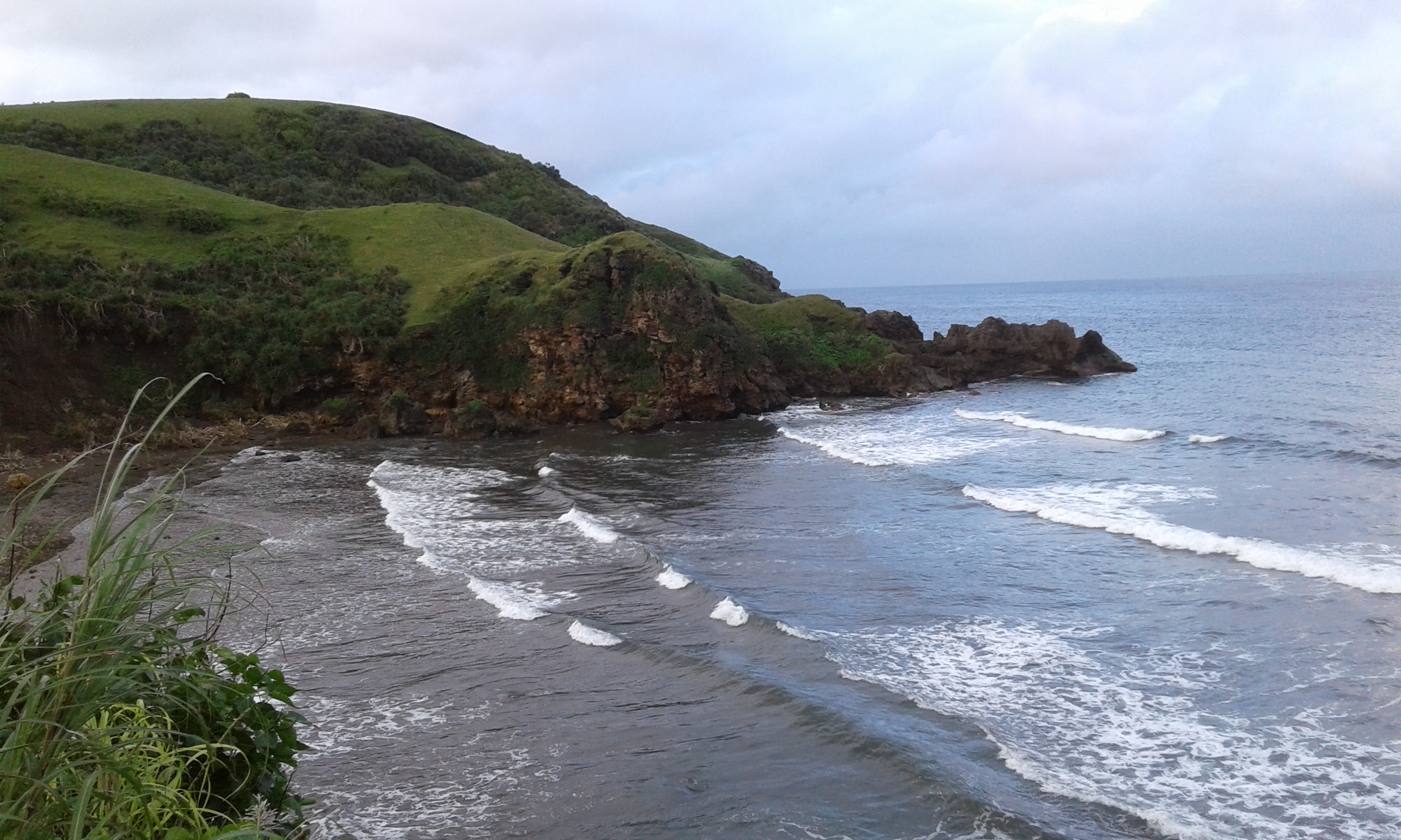 Batanes coastline used as a contextual image for Tropical Depression Neneng marine and rainfall risks