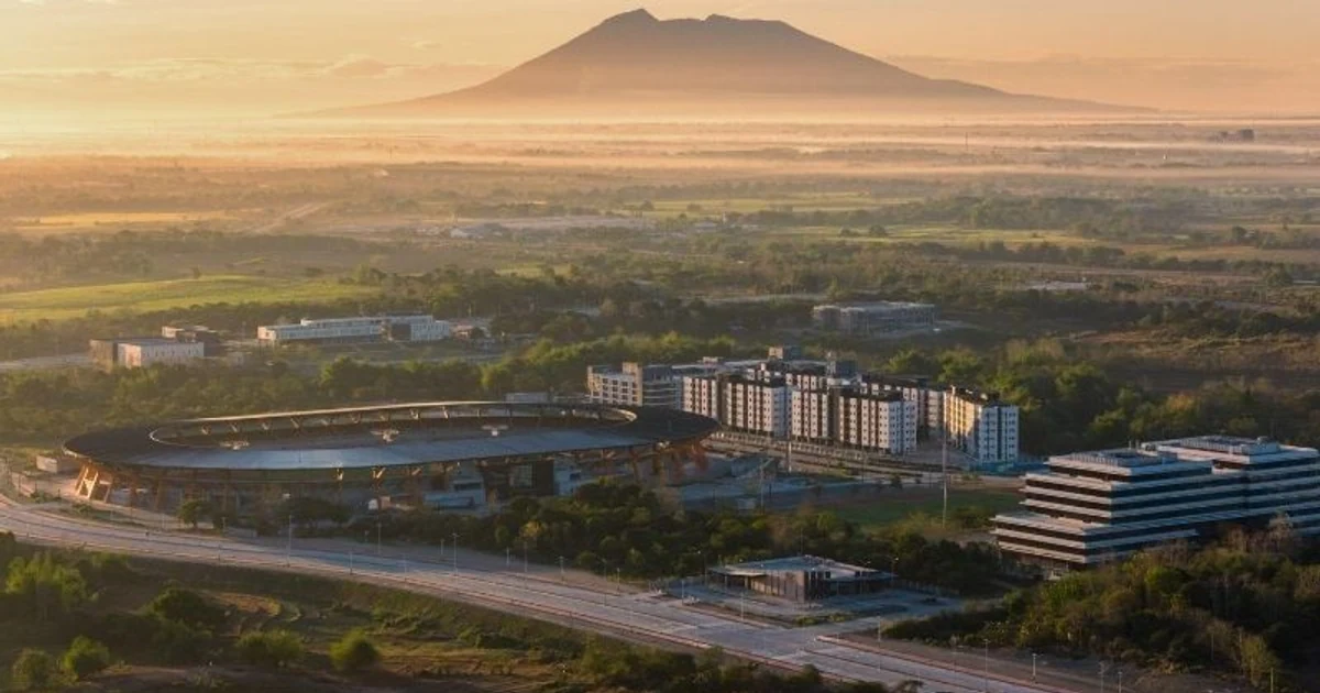 Official briefing image connected to the proposed Pax Silica development in New Clark City